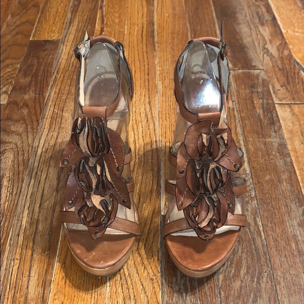 Frye Janna Flower heels